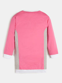 Mädchen Pullover Kleid Colorblock Pink J1RK00 KA6R0