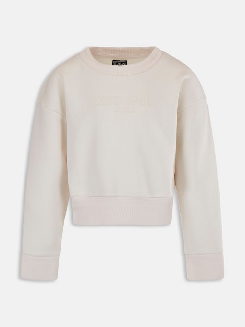 Mädchen Sweater Pullover J1YQ15 K9Z21 Offwhite