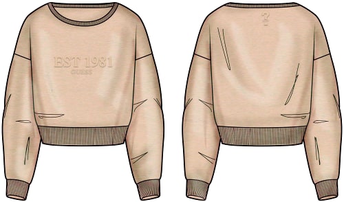 Mädchen Sweater Pullover J1YQ15 K9Z21 Offwhite