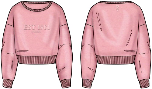 Mädchen Sweater Pullover J1YQ15 K9Z21 Rosa