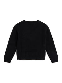 Mädchen Sweater Strickpullover J2BR01 Z3220 Schwarz