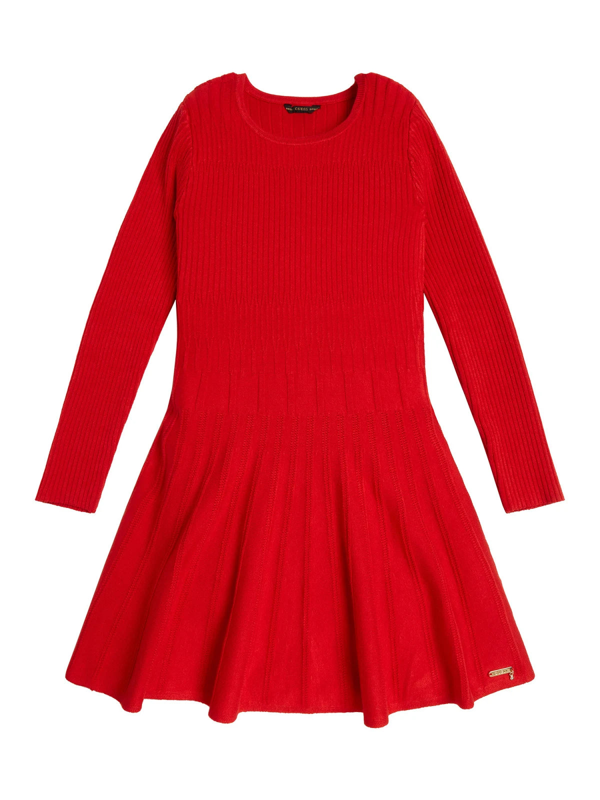 Mädchen Strickkleid Kleid J2YK03 Z2YJ2 Rot