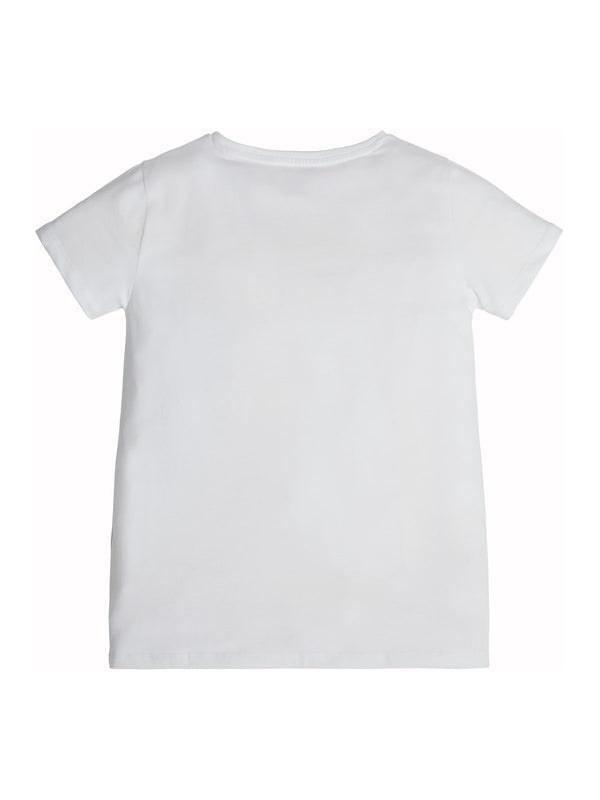 Mädchen T-Shirt J3RI04 K6YW1 Weiss
