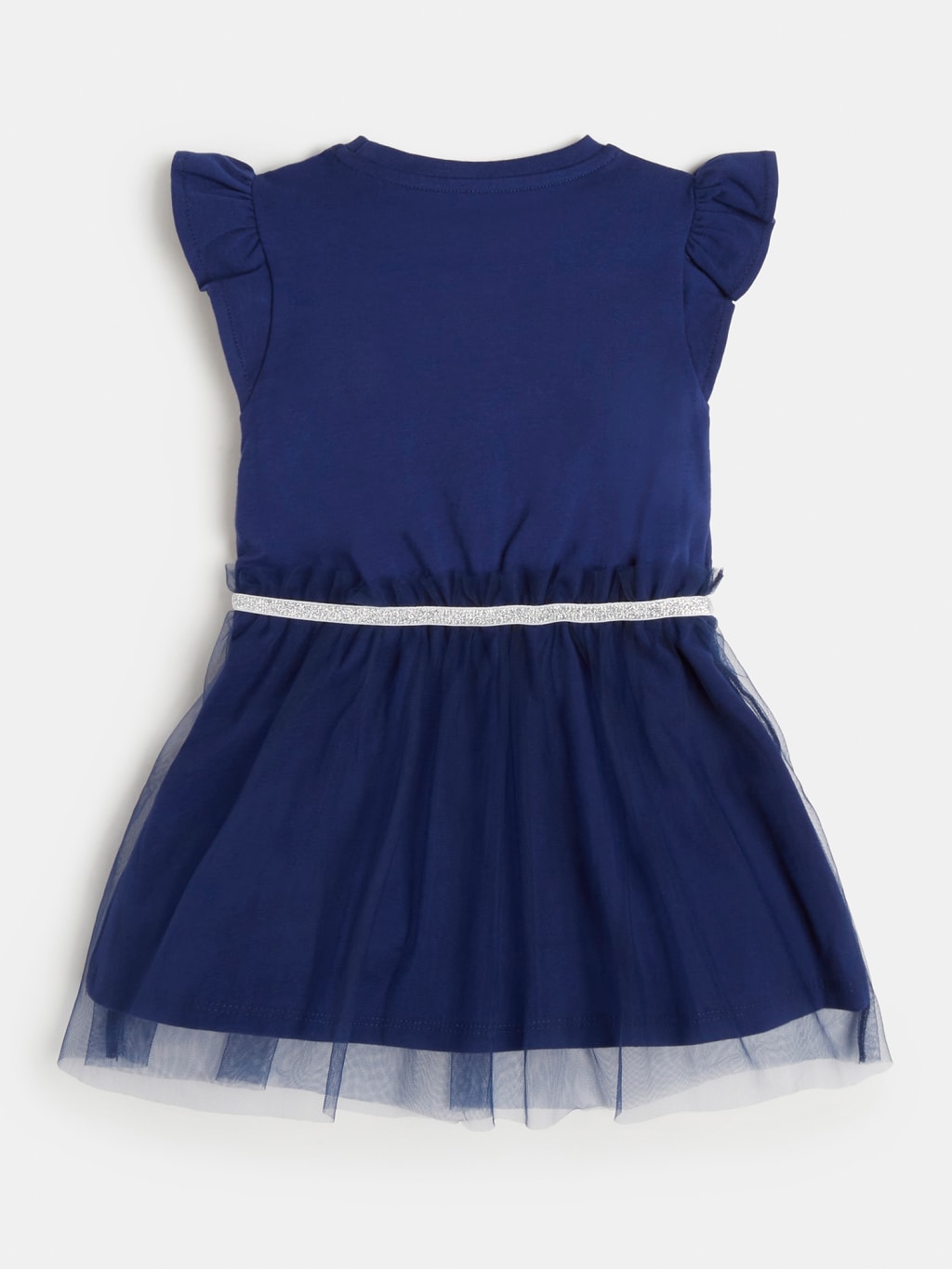 Mädchen Kleid Netzeinsatz K1RK07 K82N0 Blau
