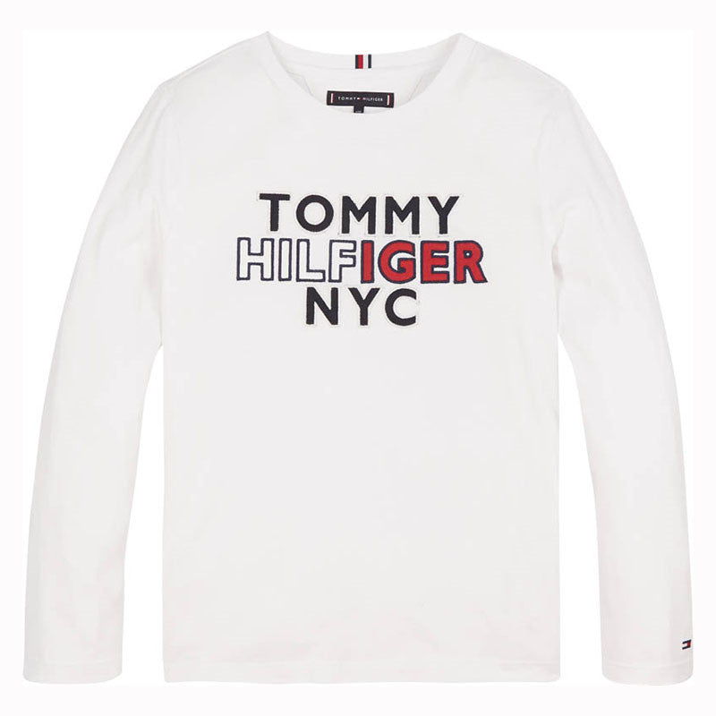 Jungen TH NYC TEE TEE L/S KB0KB05859 White