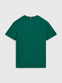 Jungen T-Shirt TH NY Crest Tee S/s KB0KB08029 Prep Green