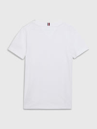 Jungen T-Shirt Stripe Crepe Jersey Tee S/s KB0KB08033 White Stripe