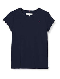 Mädchen T-Shirt Essential Ruffle Sleeve Top S/S KG0KG05083