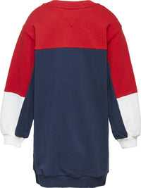 Mädchen Kleid Colorblock HWK Dress L/s KG0KG05745 Blau Rot