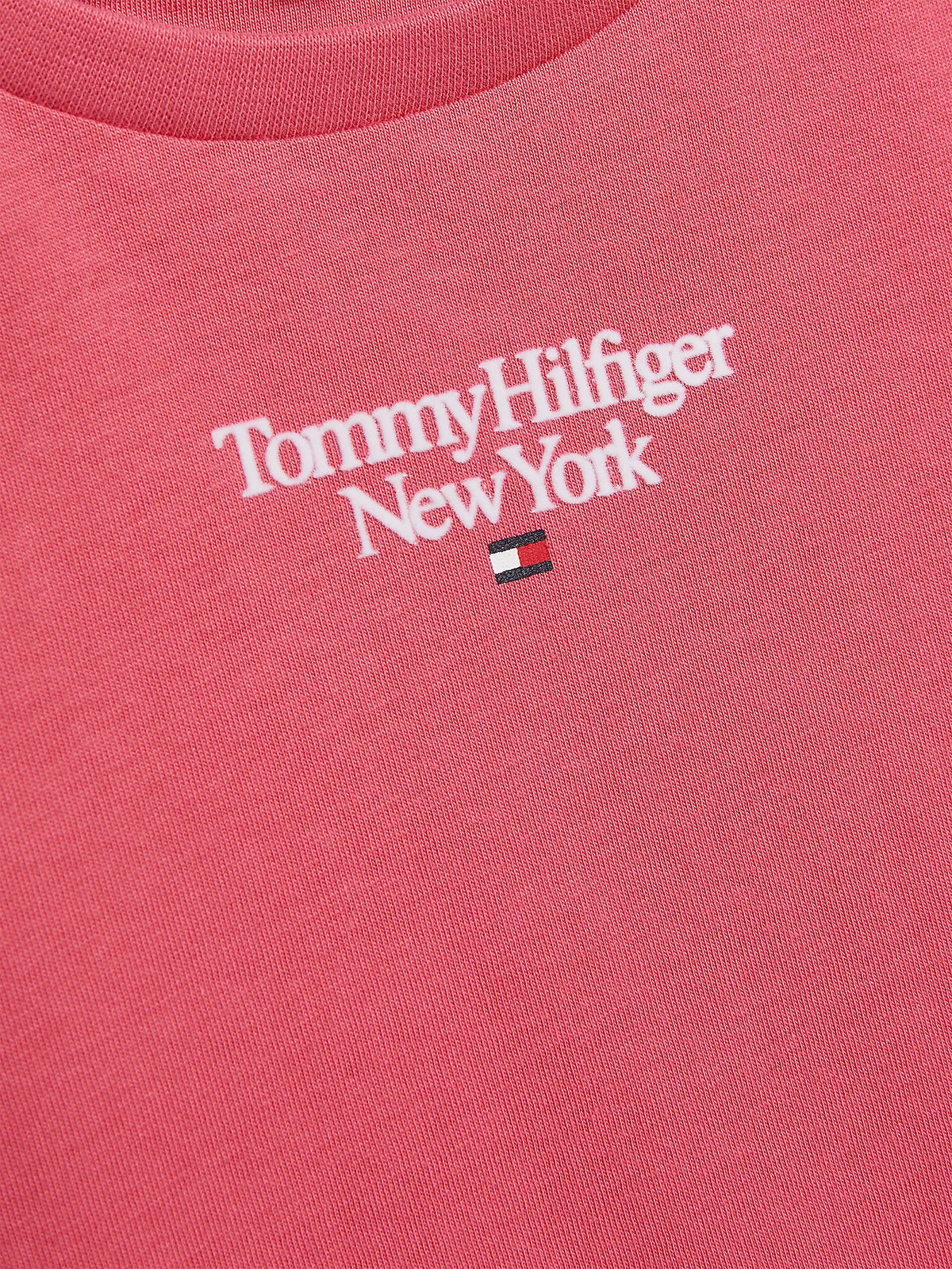 Mädchen T-Shirt Tommy Graphic Tee S/s Washed KG0KG07083 Crimson