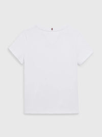 Mädchen T-Shirt Tommy Graphic Tee S/s KG0KG07083 White