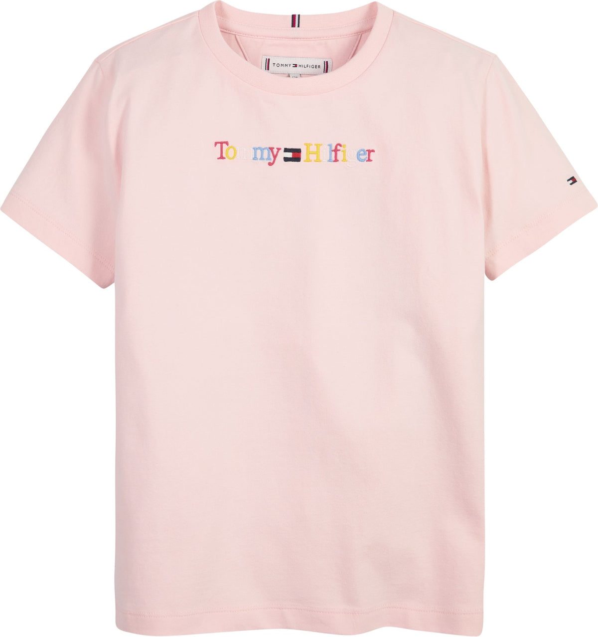 Mädchen T-Shirt Tommy Graphic Multi Tee KG0KG07263 Faint Pink