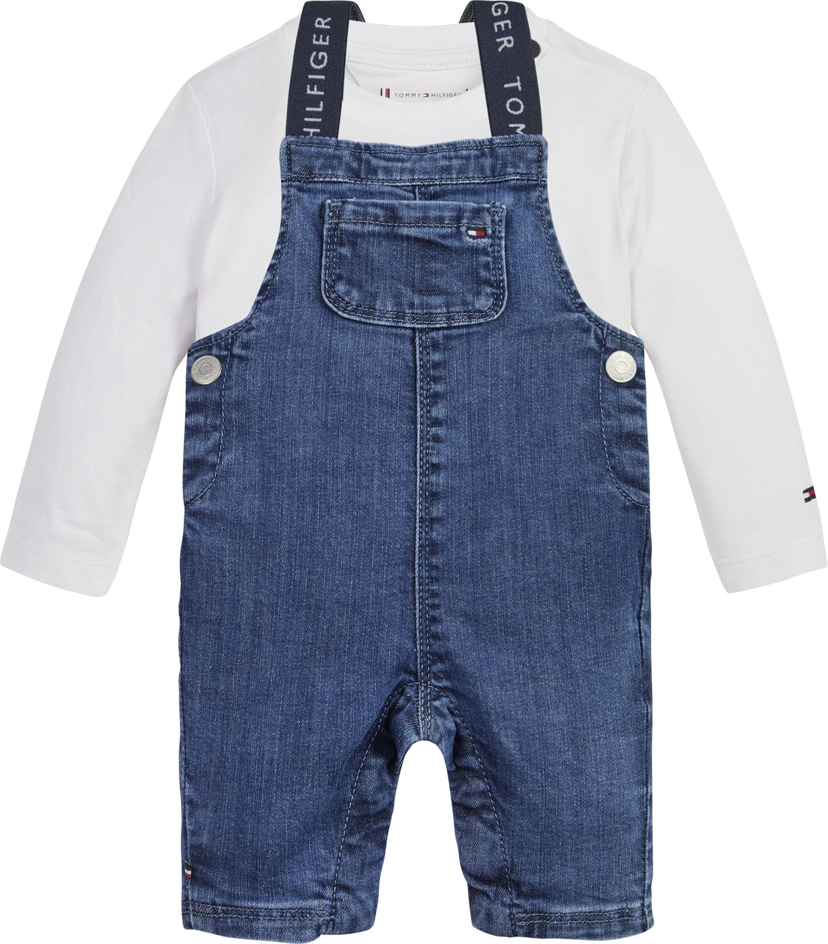 Mädchen Baby Tommy Graphic Dungaree Set KN0KN01554
