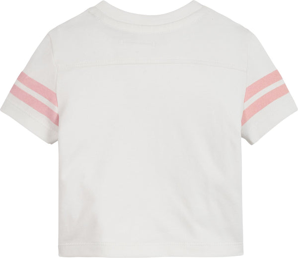 Mädchen Baby T-Shirt Collegiate Tee KN0KN01571 Ancient White