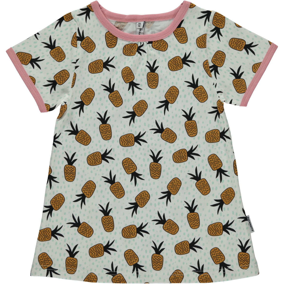 Mädchen T-Shirt Top A-Line SS Pineapple Spots