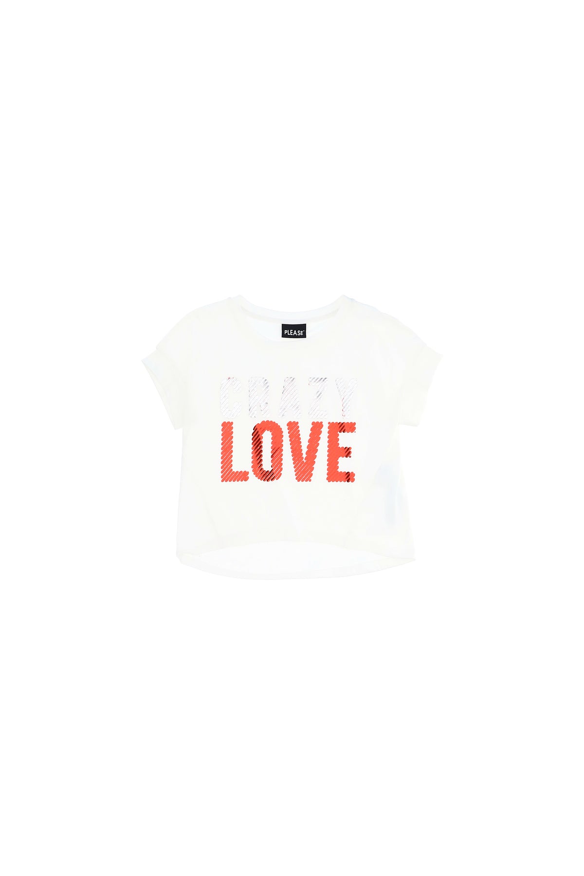 Mädchen T-Shirt MB27030G21 Bianco Lana