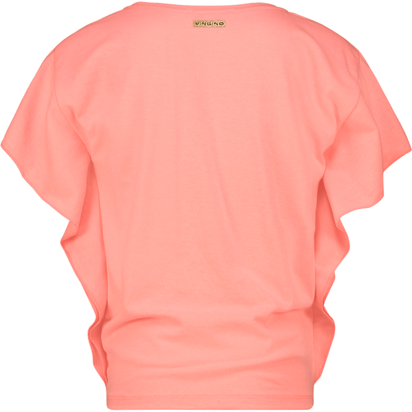 Mädchen T-Shirt Hanoeska Soft Neon Peach