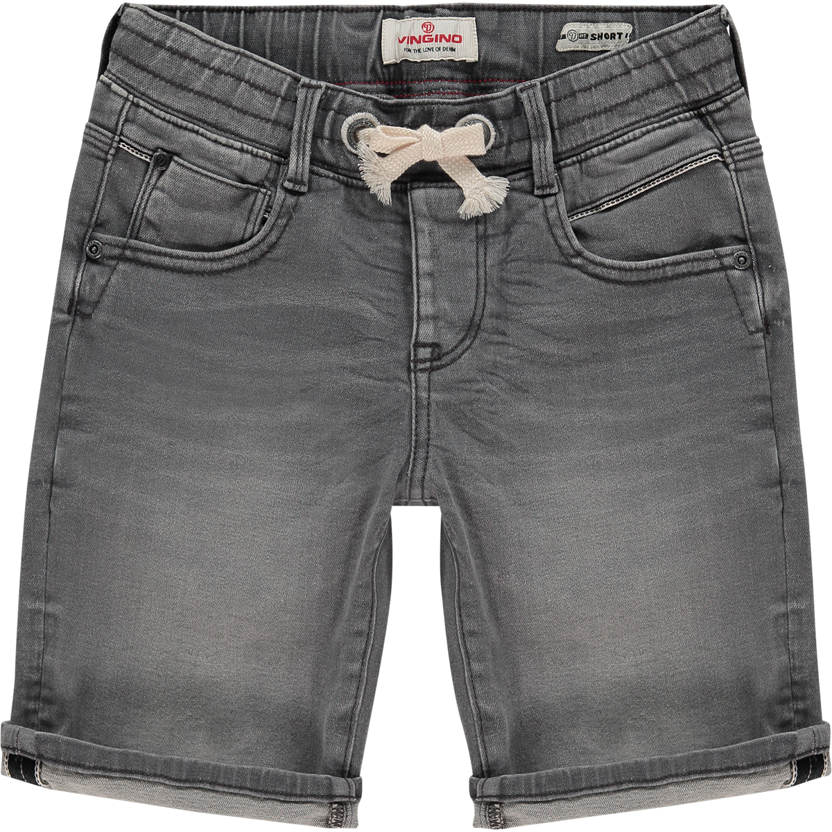 Jungen Jeans Shorts Hose Cesario Dark Grey Vintage