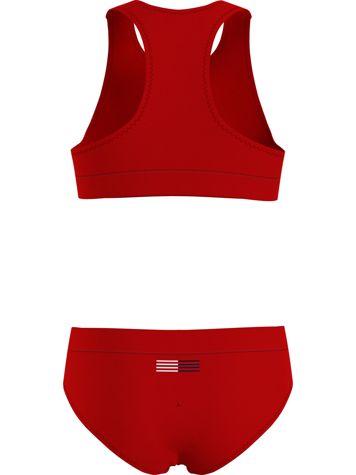 Mädchen Crop Top Set Bikini UG0UG00526 Rot