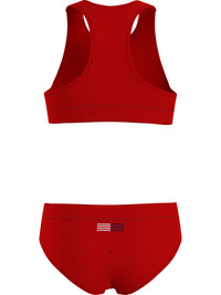 Mädchen Crop Top Set Bikini UG0UG00526 Rot