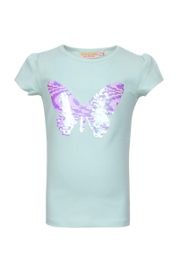 Mädchen T-Shirt Wings SG 02 C Light Mint