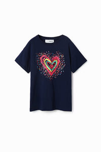 T-Shirt TS Heart Navy
