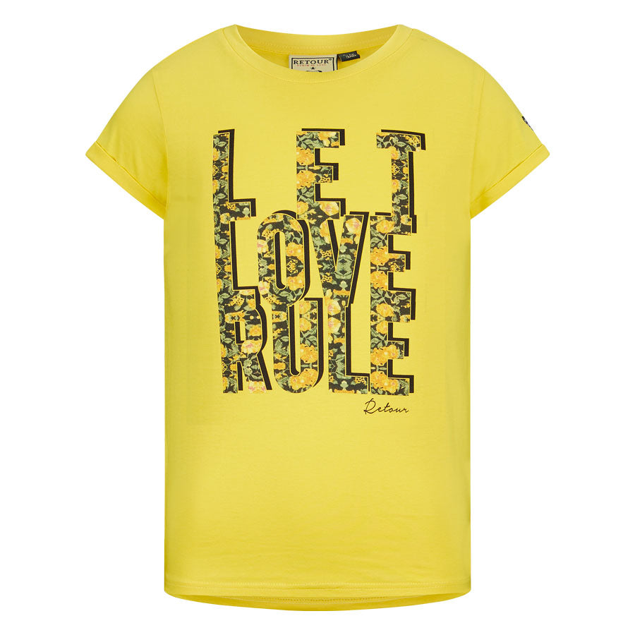Mädchen T-Shirt Bibi Yellow