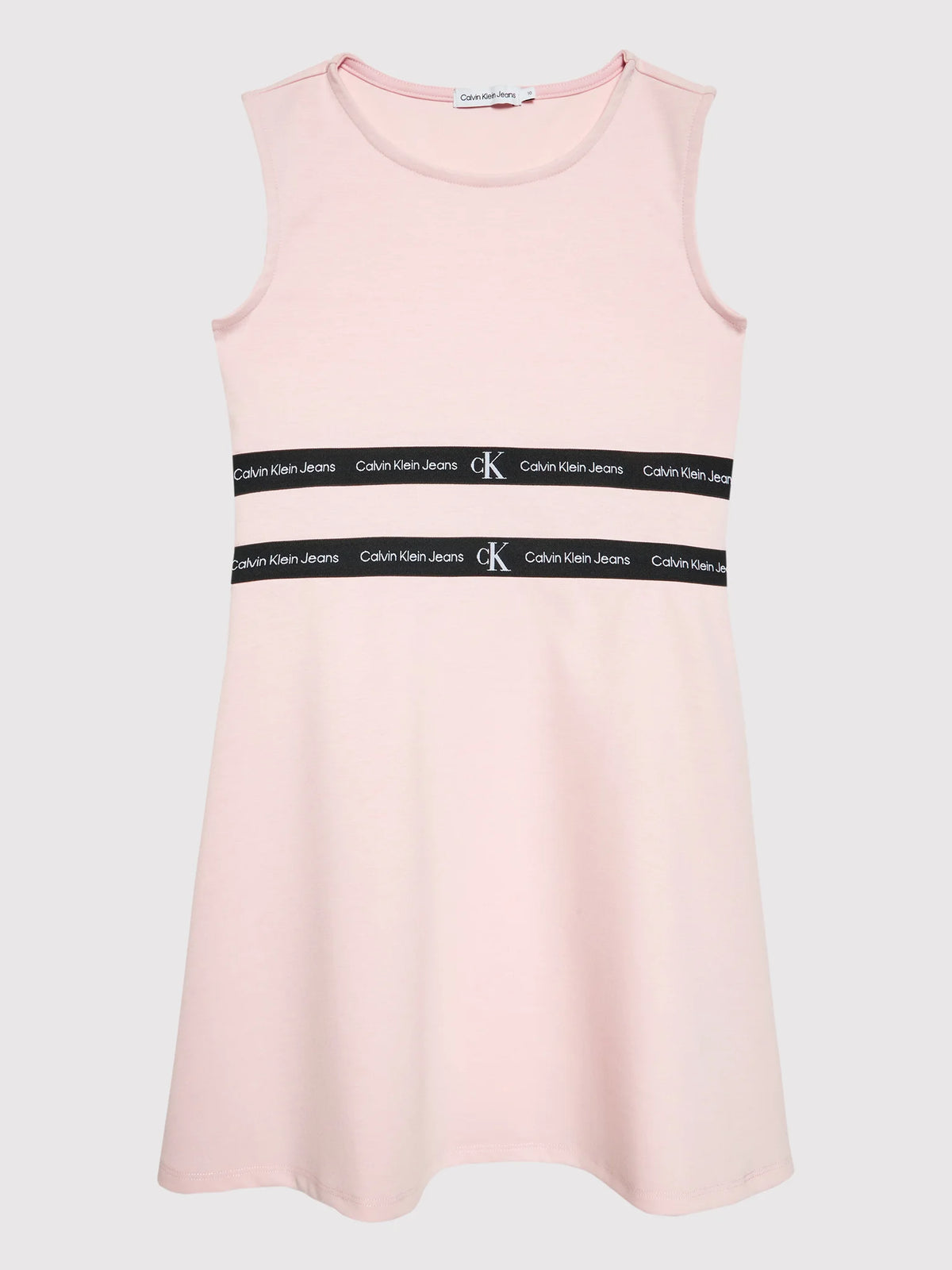 Mädchen Kleid Logo Tape Punto Sleeveless Dress IG0IG01413 Sweetest Pink