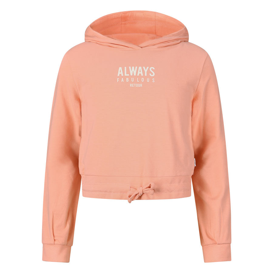 Hoodie deals pink peach