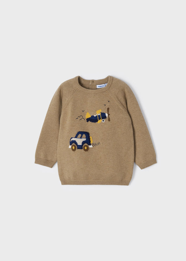 Baby Pullover Sweater 2302 Camel