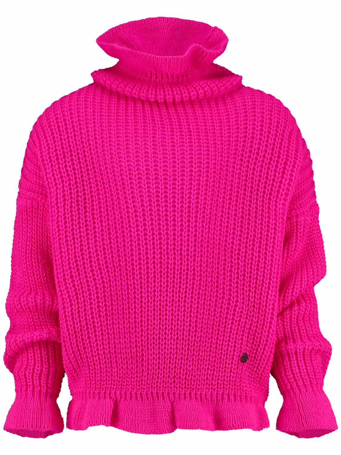 Mädchen Pullover Strickpullover Marina Neon Pink
