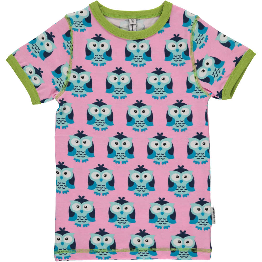 Mädchen T-Shirt Top SS Owl