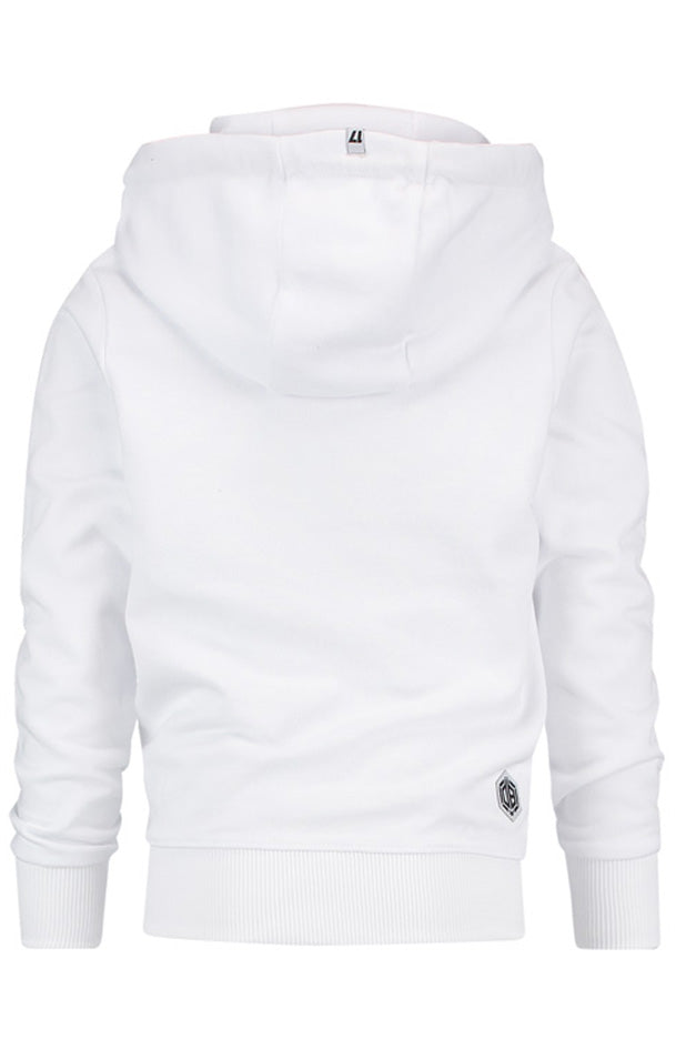 Jungen Pullover Hoodie Newlin Real White