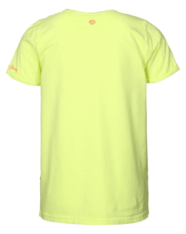 Jungen T-Shirt Basic Tee Light Neon Yellow