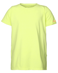 Jungen T-Shirt Basic Tee Light Neon Yellow