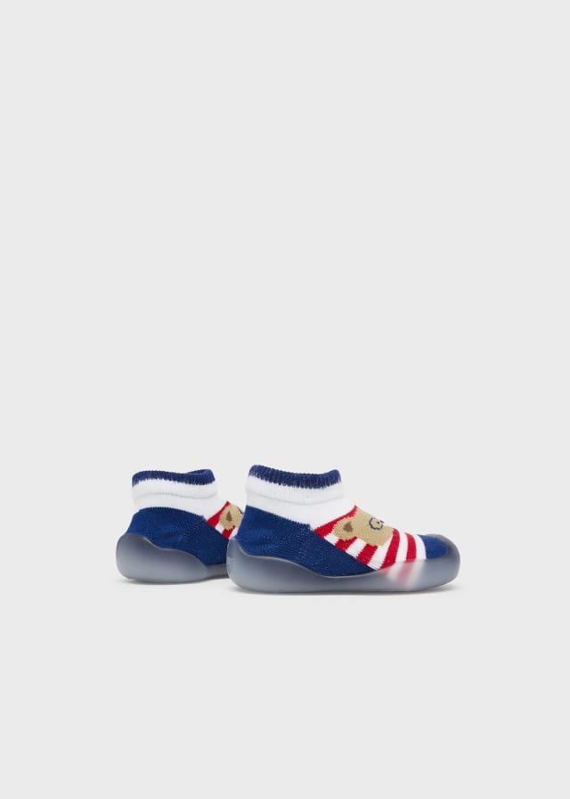Baby Schuhe Hausschuhe 9629 Blau Rojo