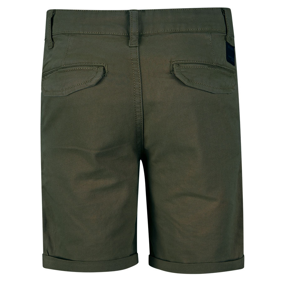 Jungen Chino Shorts Stanley Mid Army
