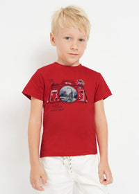 Jungen T-Shirt 3003 Rojo