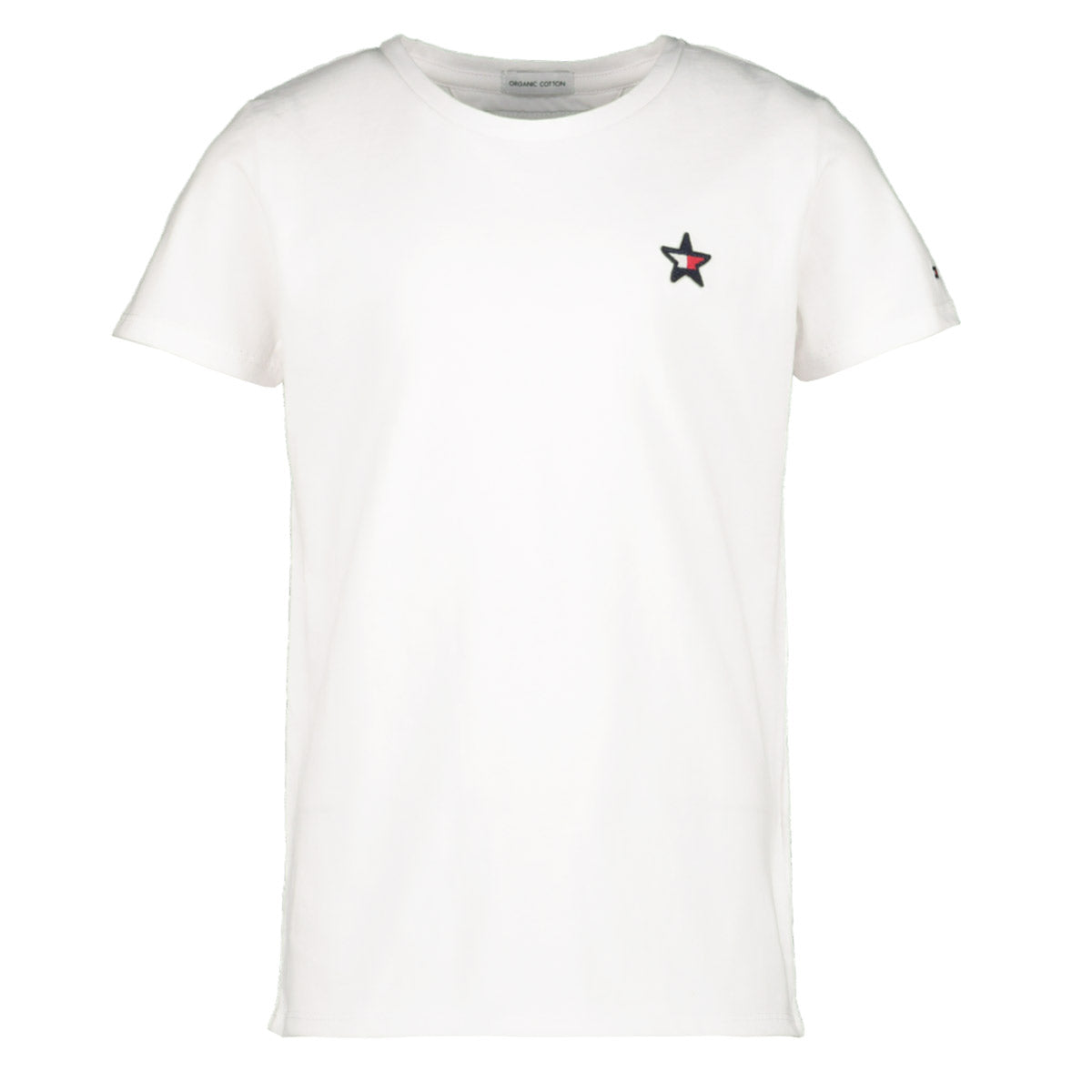 Mädchen T-Shirt Baby Star Flag Tee S/S KG0KG04217 Weiß